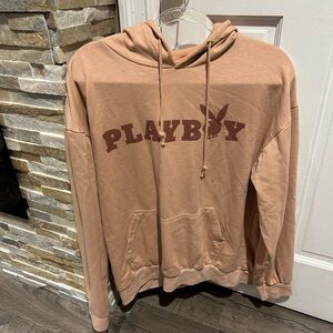Playboy Men’s Tan Hoodie
